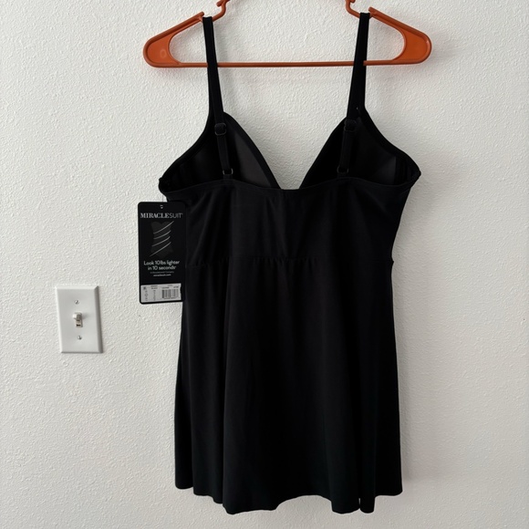 MiracleSuit Adora Swim Dress Faux Wrap - Picture 5 of 9